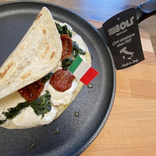 Crêpière Saporella, Aluminium Moulé Sous Pression, Noir, 32x32x2 Cm