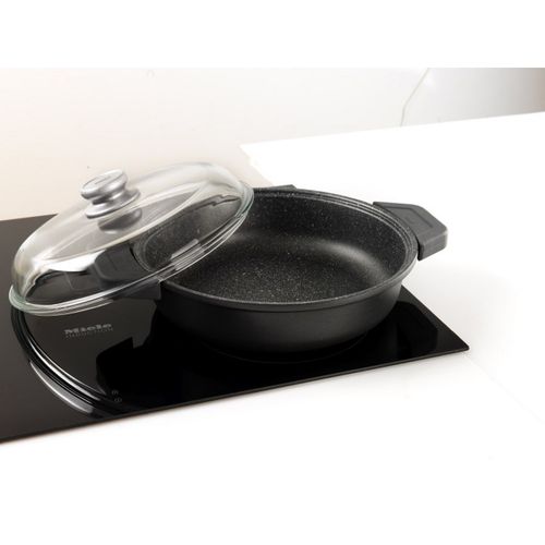 Cocotte Granite Premium, Aluminium Moulé Sous Pression, Anthracite, 20x20x10 Cm