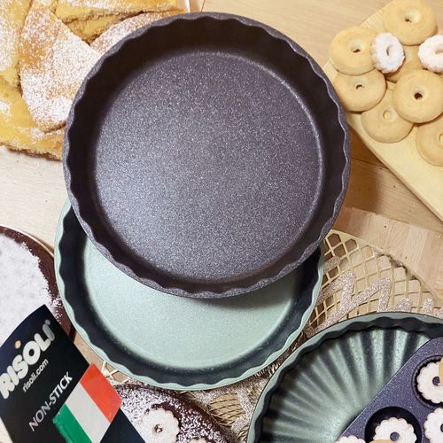 Moule à Gâteau Royal D'alù, Aluminium Moulé Sous Pression, Vert, 24x24x5 Cm