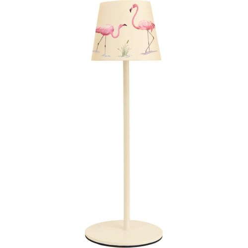 Lampe à Poser Rechargeable Alea Dulac, Métal, Beige, 12x12x37 Cm