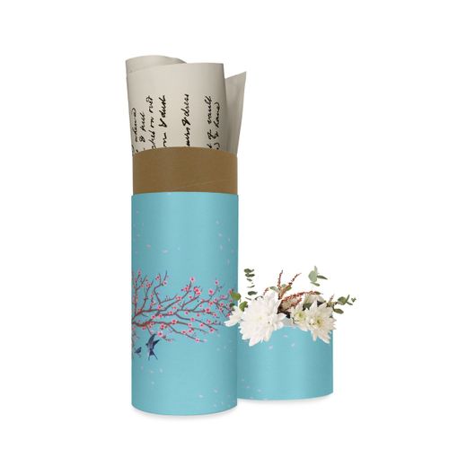 Lampe à Poser Rechargeable Alea Dulac, Métal, Bleu, 12x12x37 Cm