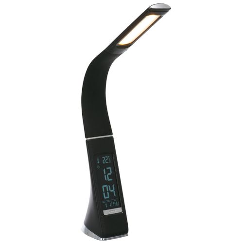 Lampe à Poser Intelligente Lilli, Plastique, Noir, 7,5x9,5x50 Cm