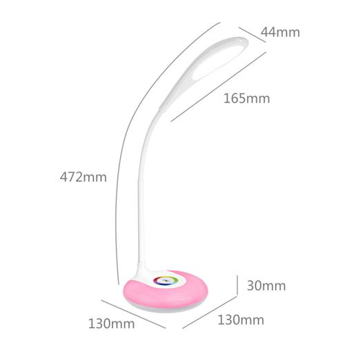 Lampe à Poser Intelligente Lilli, Plastique, Blanc, 12,7x12,7x27,5 Cm