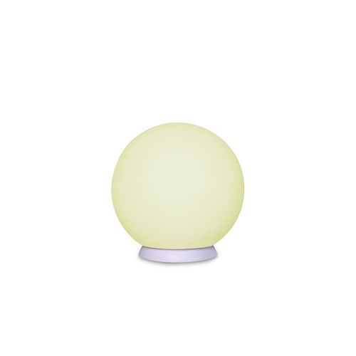 Lampe D'extérieur Rechargeable Lucilla, Plastique, Blanc, 30x30x30 Cm