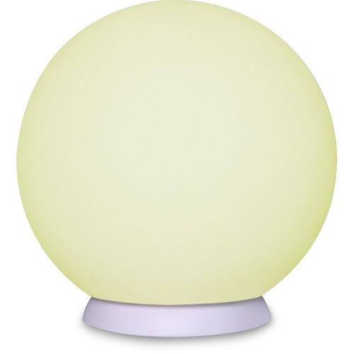 Lampe D'extérieur Rechargeable Lucilla, Plastique, Blanc, 30x30x30 Cm