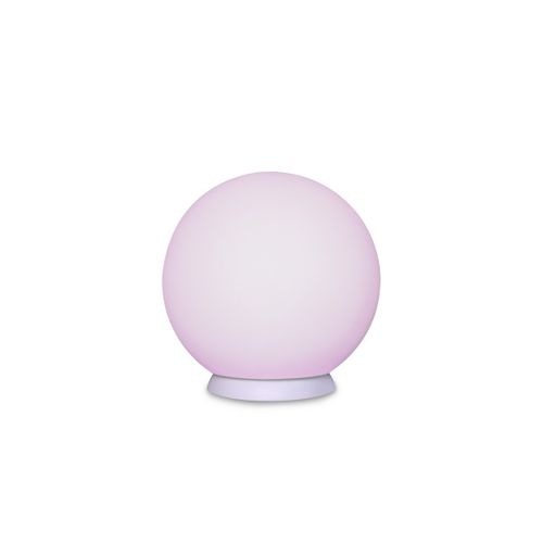Lampe D'extérieur Rechargeable Lucilla, Plastique, Blanc, 35x35x35 Cm