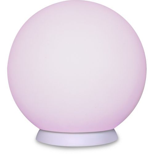 Lampe D'extérieur Rechargeable Lucilla, Plastique, Blanc, 35x35x35 Cm
