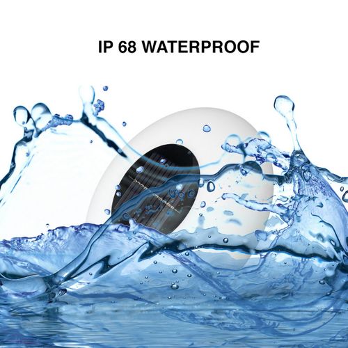 Lampe D'extérieur Rechargeable Lucilla, Plastique, Blanc, 25x7x25 Cm