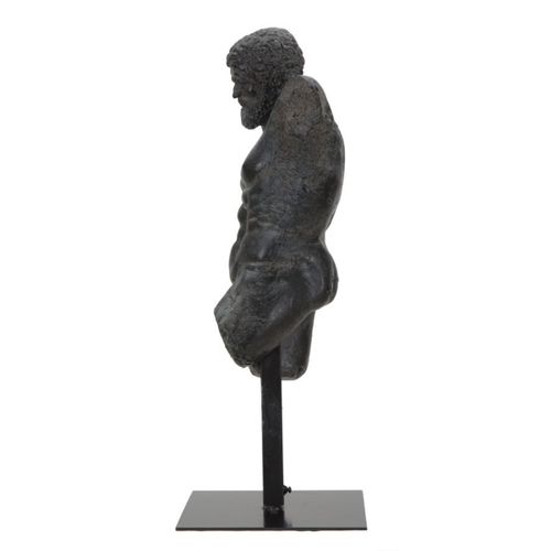 Sculpture Homme 1, Polyrésine, Noir, 26x22x57,5 Cm