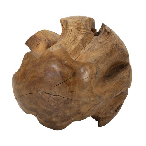 Sculpture Racine, Bois, Marron, 50x50x50 Cm