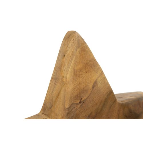 Sculpture Stella, Bois, Marron, 28x12x42 Cm
