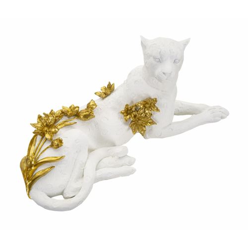 Sculpture Mf368, Polyrésine, Blanc, 53x21,5x24 Cm