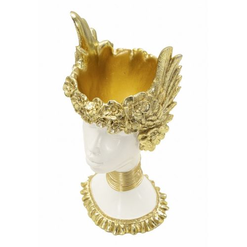 Sculpture Icarus 2, Polyrésine, Or, 15x14,5x32 Cm