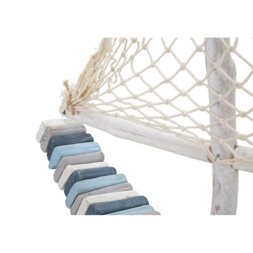 Sculpture Bateau 2, Bois, Multicouleur, 45x7x45 Cm