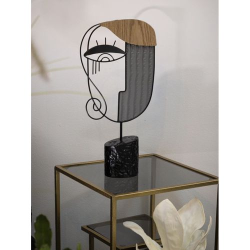 Sculpture Mf364, Métal, Multicouleur, 24x8,5x49 Cm