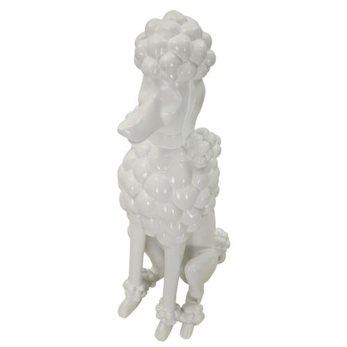 Sculpture Mf366, Polyrésine, Blanc, 20x26x61 Cm