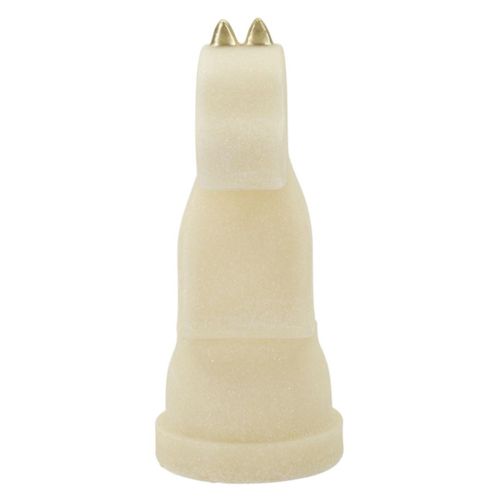 Sculpture Échecs, Polyrésine, Blanc, 14x13x31 Cm