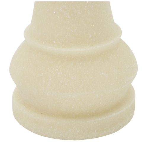 Sculpture Échecs 1, Polyrésine, Blanc, 13x13x41 Cm