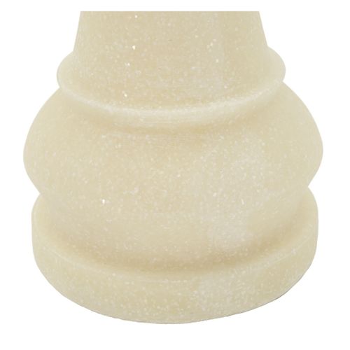 Sculpture Échecs 2, Polyrésine, Blanc, 12x12x36 Cm