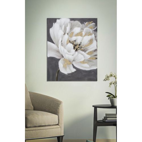 Impression Sur Toile Fleurs 68, Bois, Multicouleur, 80x3,7x100 Cm
