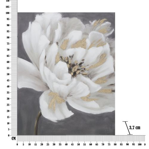 Impression Sur Toile Fleurs 68, Bois, Multicouleur, 80x3,7x100 Cm