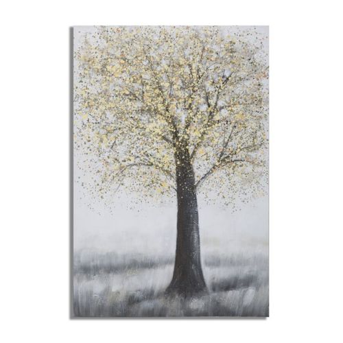 Impression Sur Toile Arbre 12, Bois, Multicouleur, 80x3,8x120 Cm