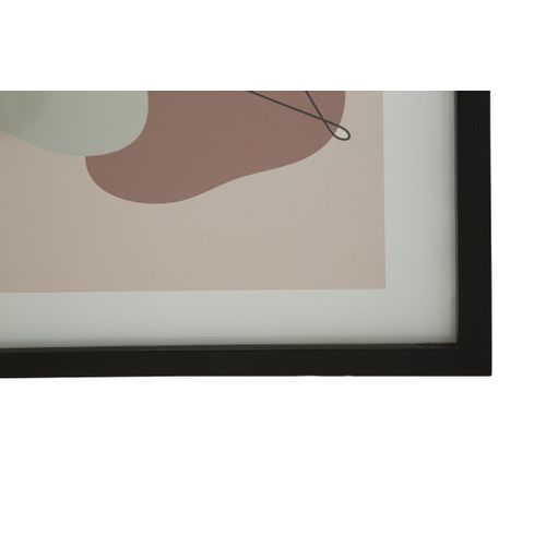 Impression Sur Toile Avec Cadre Visage 19, Mdf, Multicouleur, 35x2x47 Cm