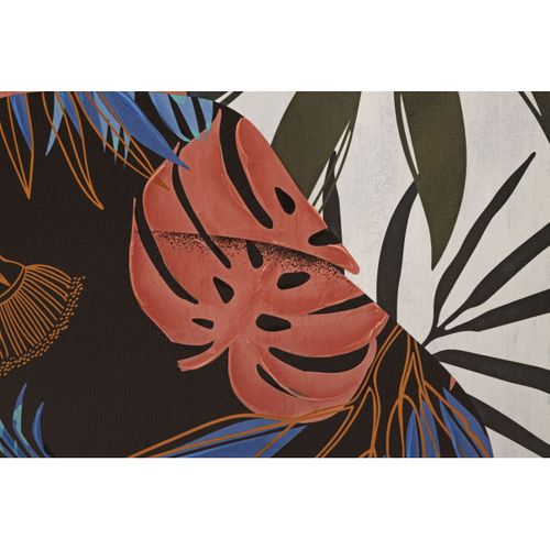 Impression Sur Toile Tropical, Bois, Multicouleur, 80x2,8x120 Cm