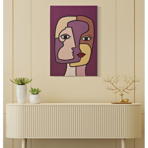 Impression Sur Toile Face 13, Bois, Multicouleur, 60x3x90 Cm