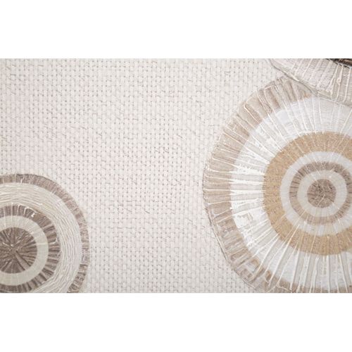 Impression Sur Toile Cercles 30, Bois, Marron, 50x3,2x100 Cm