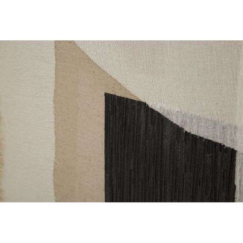 Impression Sur Toile Géométrique 19, Bois, Multicouleur, 80x2,8x100 Cm