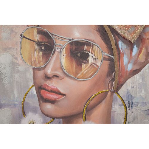 Impression Sur Toile Brésil 1, Bois, Multicouleur, 70x3x100 Cm