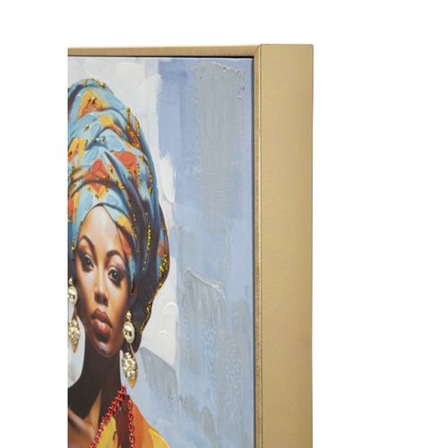 Impression Sur Toile Afrique 19, Bois, Multicouleur, 52x4,5x152 Cm