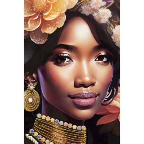 Impression Sur Toile Afrique 22, Bois, Multicouleur, 72x4,5x102 Cm