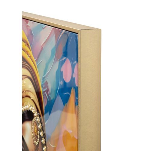 Impression Sur Toile Afrique 23, Bois, Multicouleur, 72x4,5x102 Cm