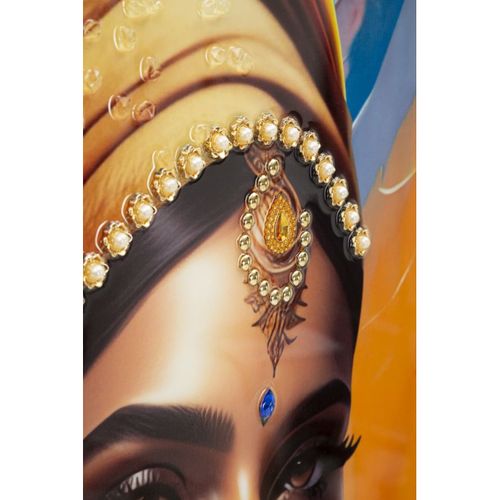 Impression Sur Toile Afrique 23, Bois, Multicouleur, 72x4,5x102 Cm