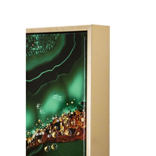 Impression Sur Toile Marbre 11, Bois, Multicouleur, 82x4x62 Cm