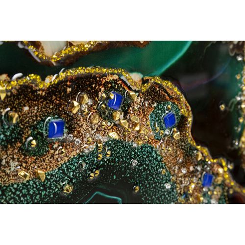 Impression Sur Toile Marbre 11, Bois, Multicouleur, 82x4x62 Cm