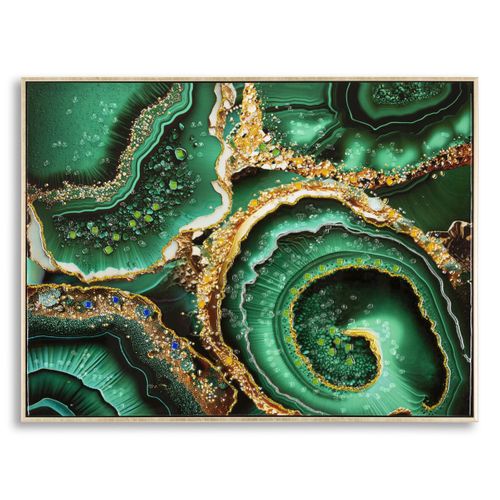 Impression Sur Toile Marbre 11, Bois, Multicouleur, 82x4x62 Cm