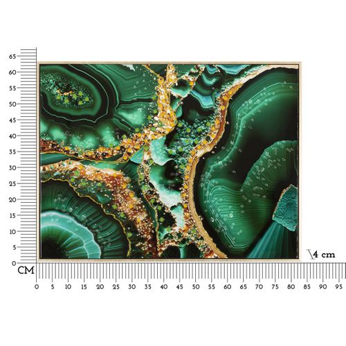 Impression Sur Toile Marbre 12, Bois, Multicouleur, 82x4x62 Cm