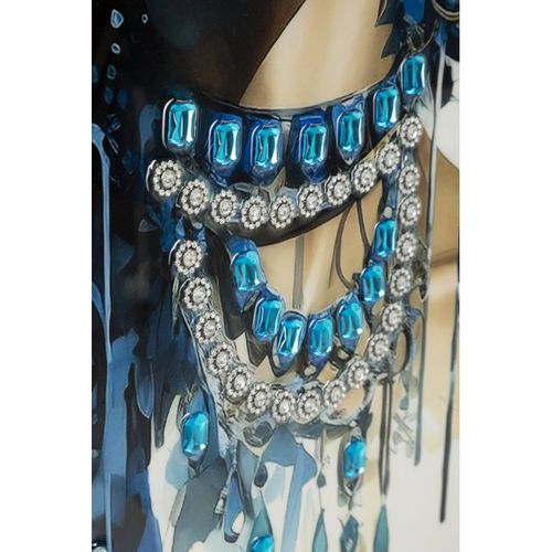 Impression Sur Toile Afrique 25, Bois, Multicouleur, 82x4x82 Cm