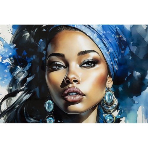 Impression Sur Toile Afrique 25, Bois, Multicouleur, 82x4x82 Cm