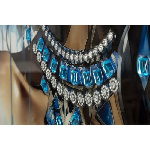 Impression Sur Toile Afrique 26, Bois, Multicouleur, 82x4x82 Cm