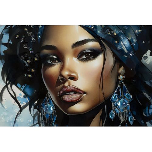 Impression Sur Toile Afrique 26, Bois, Multicouleur, 82x4x82 Cm