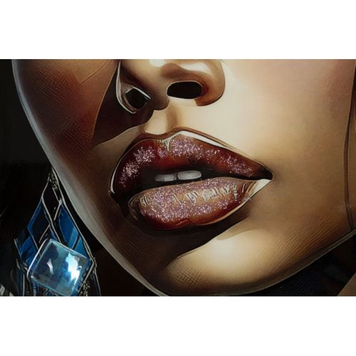 Impression Sur Toile Afrique 26, Bois, Multicouleur, 82x4x82 Cm