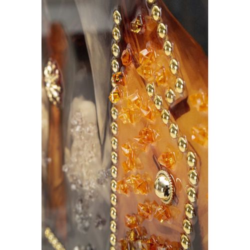 Impression Sur Toile Singe 8, Bois, Multicouleur, 52,5x2,8x72,5 Cm