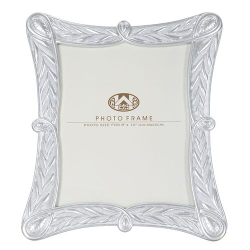 Cadre Photo Olistic 14, Polyrésine, Argent, 28,2x2x33 Cm