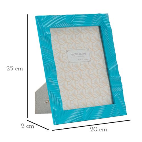 Cadre Photo Olistic 51, Polyrésine, Bleu, 20x2x25 Cm