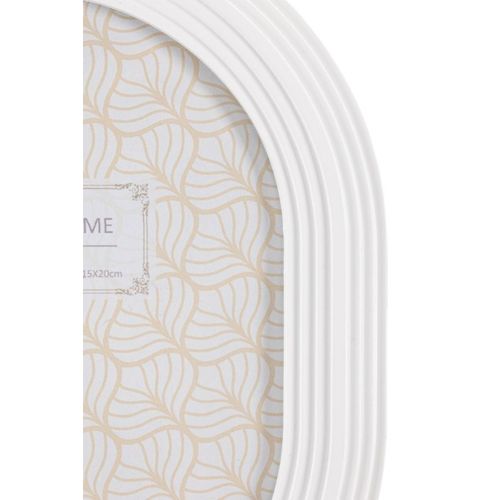 Cadre Photo Olistic 54, Polyrésine, Blanc, 20x2x25 Cm