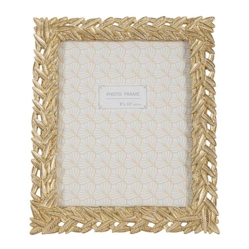 Cadre Photo Olistic 28, Polyrésine, Or, 26,7x1,8x31,8 Cm